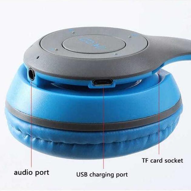 BIG PROMO P47 Headphone Bluetooth Gaming Headset Wireless Sport Earphone Murah Hifi Handsfree Bando 