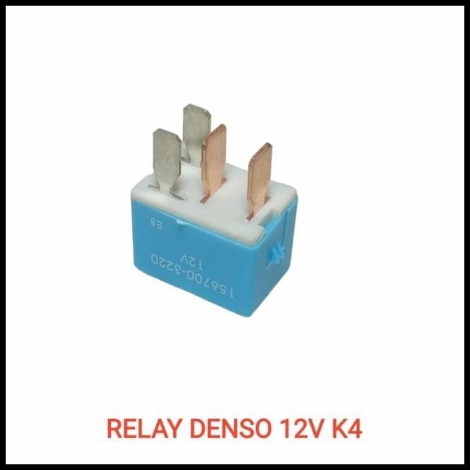 TERBARU RELAY DENSO KAKI 4 12 VOLT 12V 