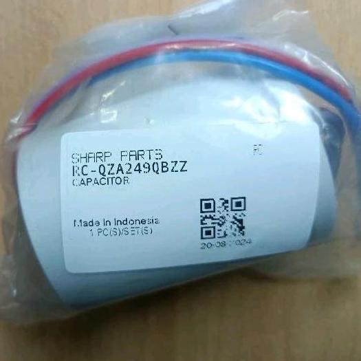 Kapasitor Mesin Cuci Sharp 2 Tabung 14 kg Original, 15 uf + 4 uf Epcos A249, CVCU