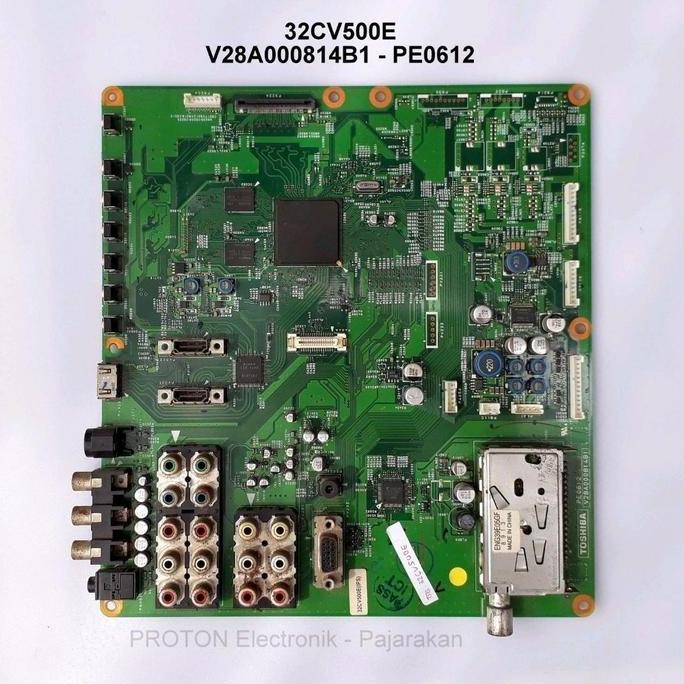 Mainboard LCD TV Toshiba 32CV500E Mesin Matherboard V28A000814B1 PE0612 Komponen PCB 37XV500A 42CV50