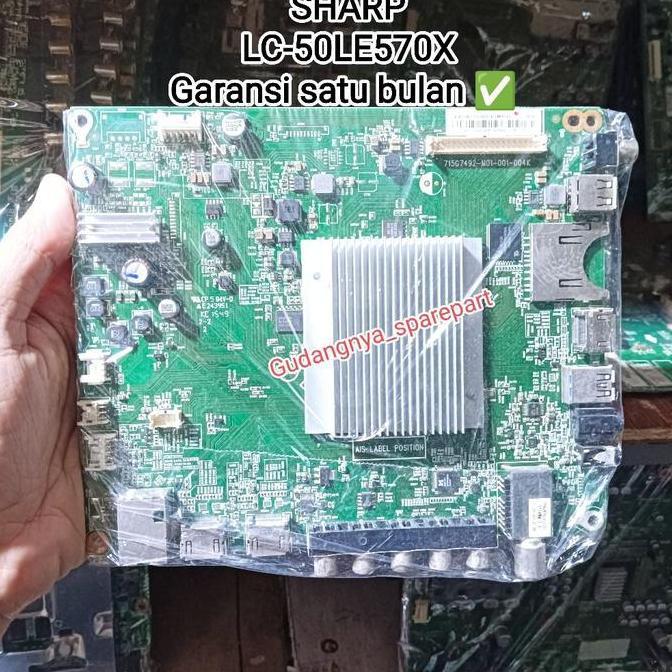 Mb SHARP LC-50LE570X LC 50LE570X mainboard mobo modul tv mesin tv CVCU32