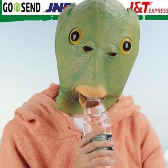 TOPENG ALIEN HALLOWEEN, MASK VOGUE HALLOWEEN, TOPENG IKAN