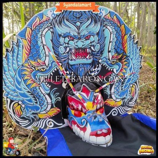 Barongan Anak Spons Devil Jumbo Free Kemul 3 Varian Warna Dijamin Bagus