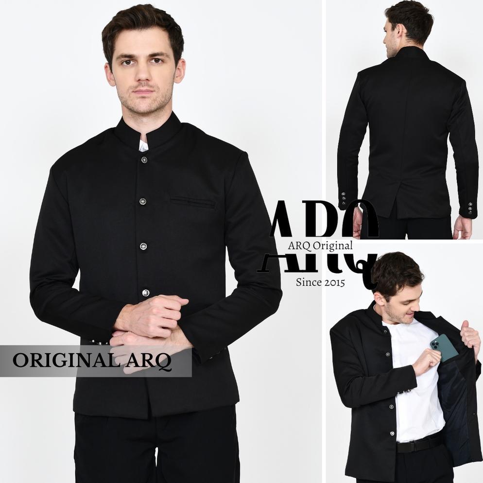 BEST SELLER TERLARIS  JAS BLAZER PRIA SLIMFIT MODERN GAKURAN JEPANG KEREN TRENDY TERBARU ORIGINAL AR