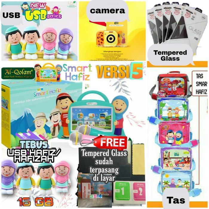 Paket lengkap Smart hafiz New Versi 5, USB, Tas, CAMERA + Screen Guard
