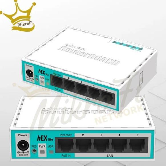 Lengkapsudah- Mikrotik Hex Lite Rb750R Rb 750 R