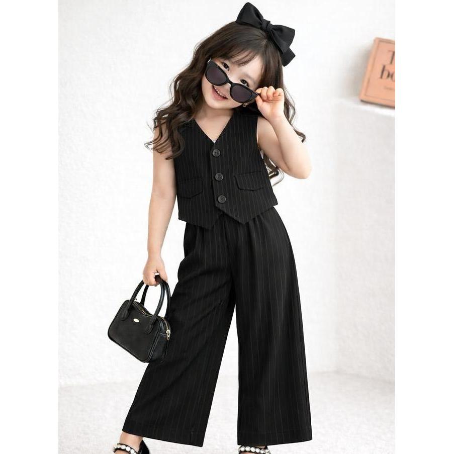Setelan Anak Perempuan Vest & Kulot 2-8 Tahun Baju Pesta / Kondangan Kids Elegan Fashion