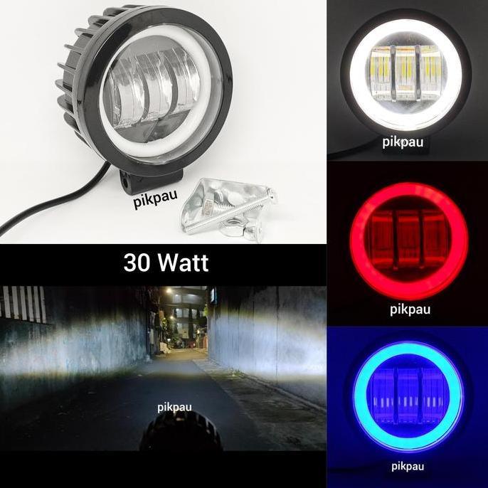 TERLARIS LAMPU TEMBAK SOROT 6D 3MATA BULAT