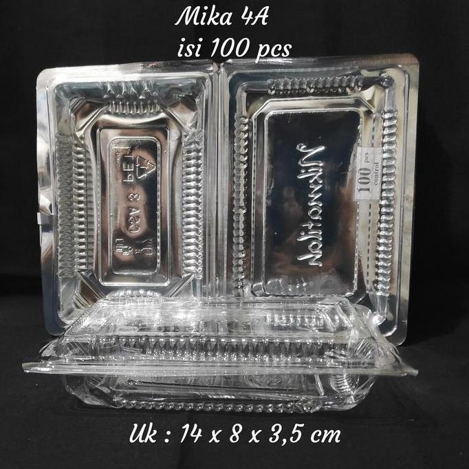 Papipu- Plastik Mika Kue, Mika Besar, Mika 3A/4A/5A/6A Mika Box/ Mika Makanan