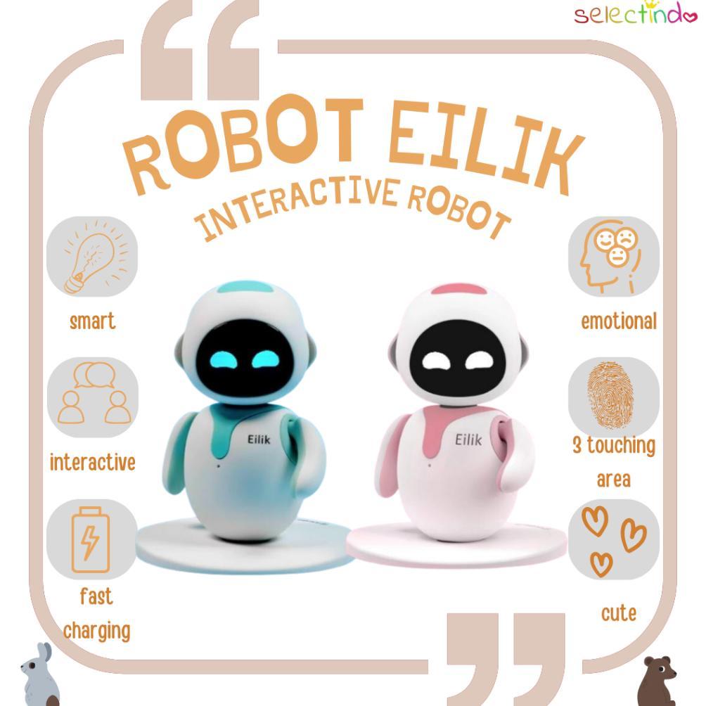 Eilik Robot / AI Robot / Robot Interaktif / Robot Lucu / Emotional Robot / Robot Pintar / Cute Robot
