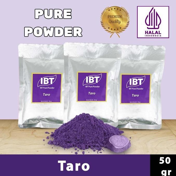 Perkakaskue- Pure Taro Powder Murni Bubuk Import Makanan Kue 50 Gr