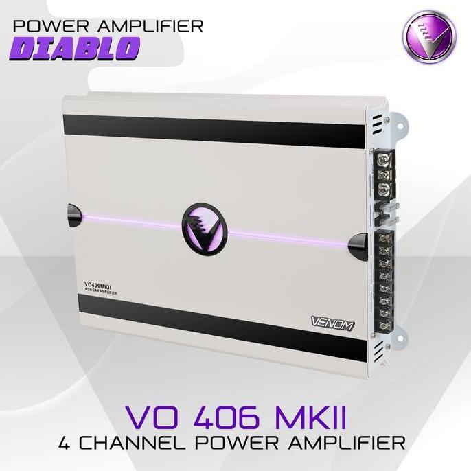 POWER AMPLIFIER 4 CHANNEL VENOM DIABLO VO 406 MKII Audio Mobil