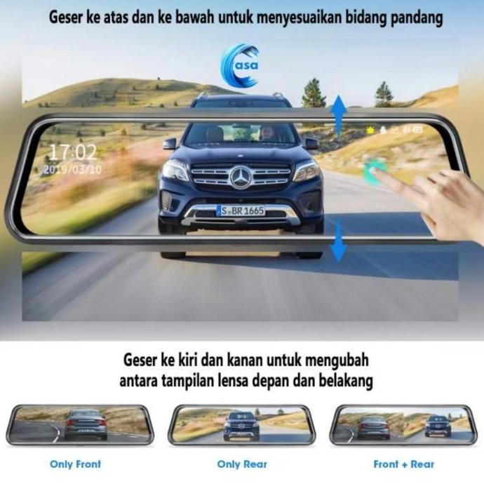 Daihatsu Terios Dashcam Mobil Camera Depan Belakang Layar Sentuh IPS Nht Vision Dual Lens Perekaman 