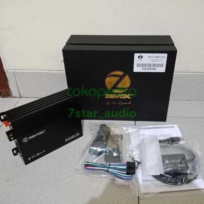 Processor zevox zp6.4amp15d - dsp zevox 6.4 amp 15d - bpower dsp
