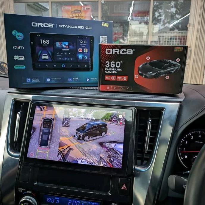 PAKET ANDROID ORCA ADR-9988 G3 4/128+ CAMERA 360 ORCA 4PCS CAR FOR RD