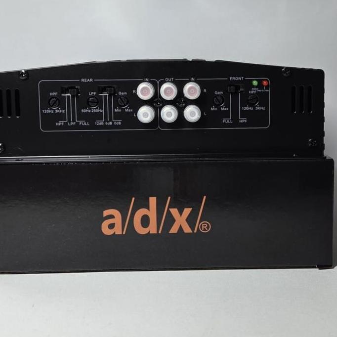 ADX Power Amplifier EARTHQUAKE 609 40W 4 Channel Mosfet Bass Jedag-jedug & Treble Tajam Subwoofer & 