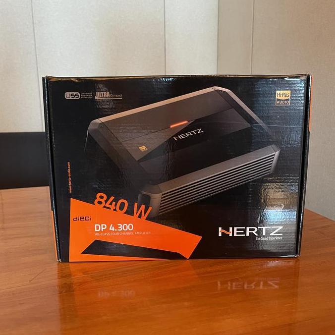 POWER HERTZ DP 4.300 4 CHANNEL POWER AMPLIFIER CLASS AB HIRES AUDIO