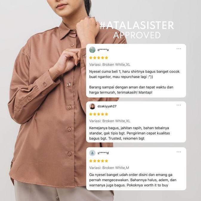 Atala | Haru Shirt | Shirt Wanita Terbaru 