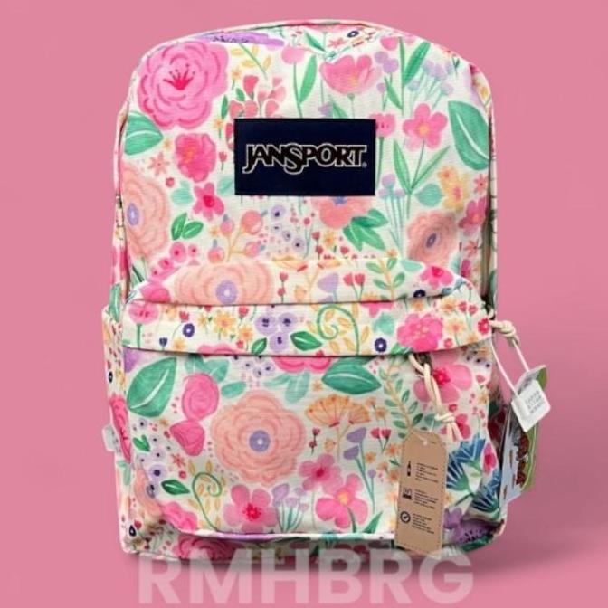 Tas Anak Jansport Motif Import / Tas Sekolah Js Laki Perempuan Viral / Ransel Kuliah Motif Bunga Js