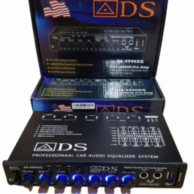 Pre Amp PARAMETRIK ADS AB-999KEQ BLUETOOTH EQUALIZER ADS 999KEQ