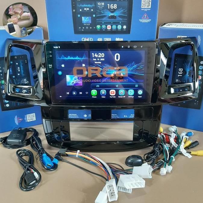 HEAD UNIT ANDROID FORTUNER LAMA ANDROID ORCA ADR 9988 CALAY