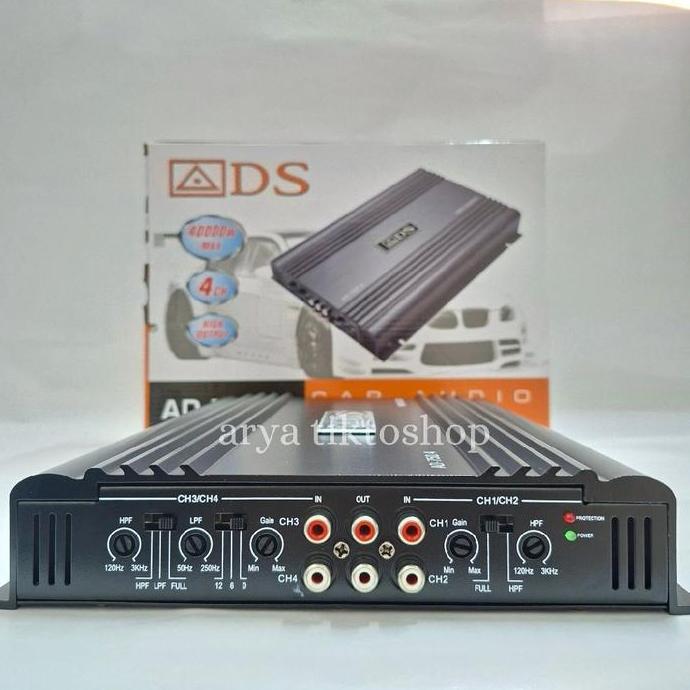 Power 4channel ADS AD 750.4channel Amplifier ADS 750.4