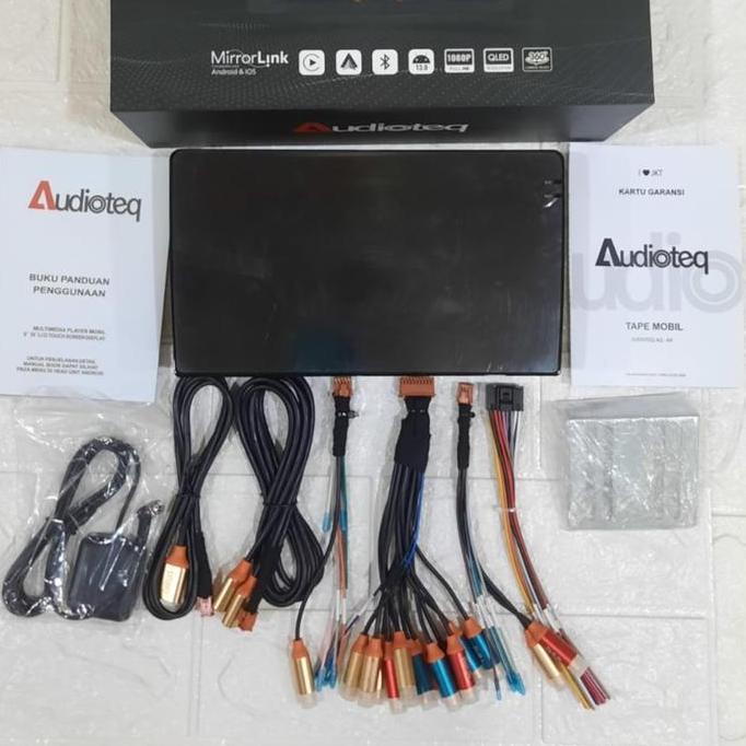 Head Unit Android 9 Inch Audioteq Ram 6/128gb