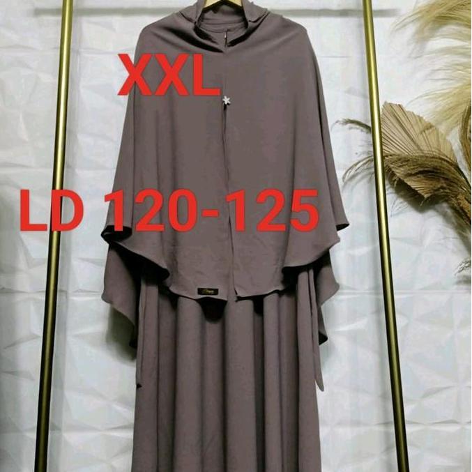 Shukyo- Gamis Set Belle Jumbo (Xxl) Crinkle By Denyan