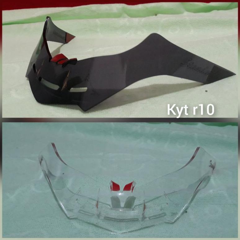bestpromo spoiler helm kyt r10/spoiler kyt r10/spoiler kyt r10 gpr