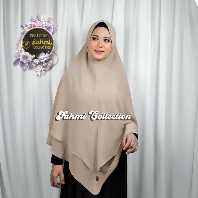 Heddosu- Hijab Syari Panjang Jumbo Khadijah Xxl Kerudung Muslim
