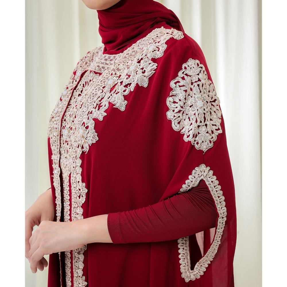 NEW PRODUCT Elkaftan - Celline Baju Abaya Kaftan Modern Premium Simple Elegan Set Pashmina Turban Mu