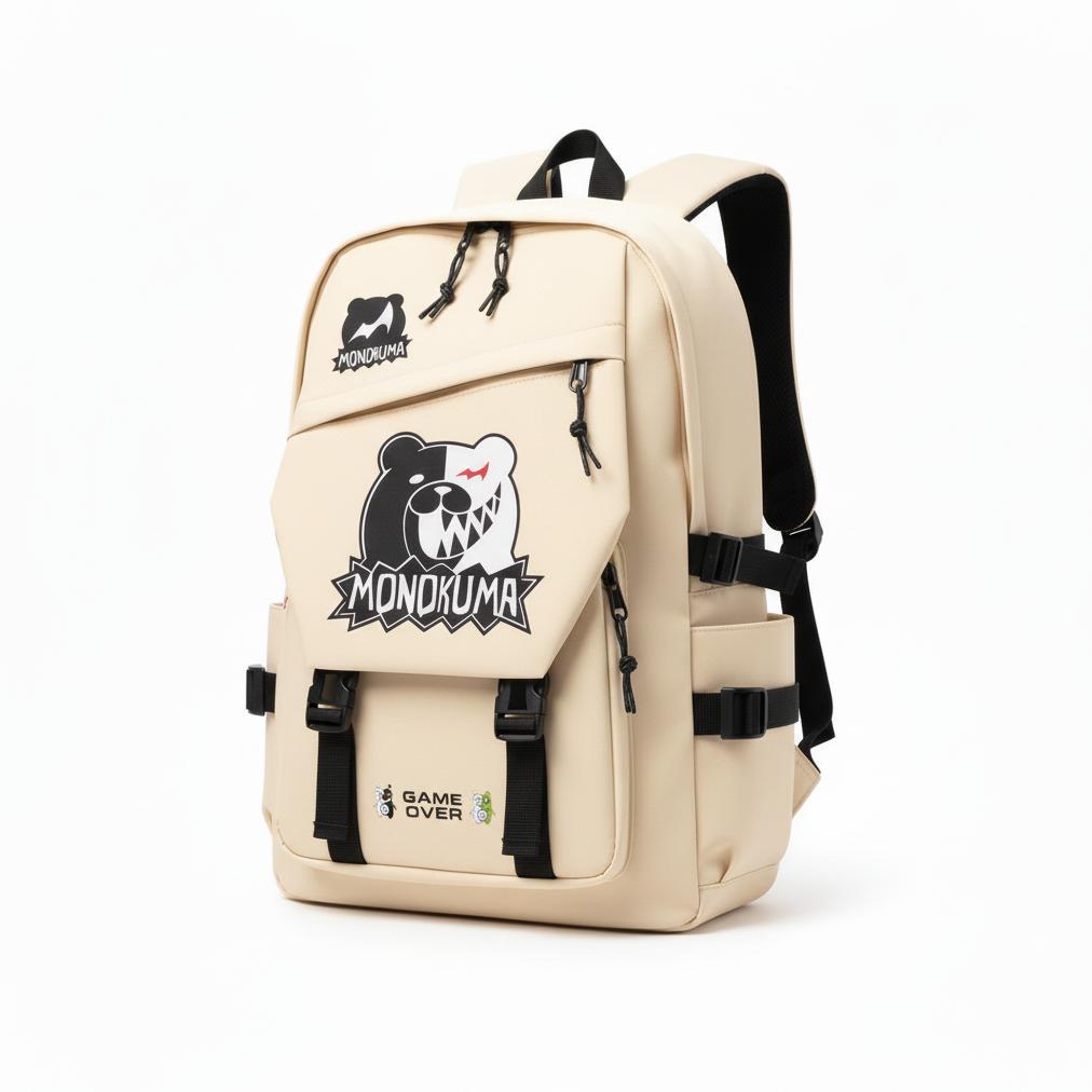 HOT DEALS RANSEL ANIME DANGANRONPA MONOKUMA RANSEL PRIA WARNA SOLID KASUAL WANITA PRIA
