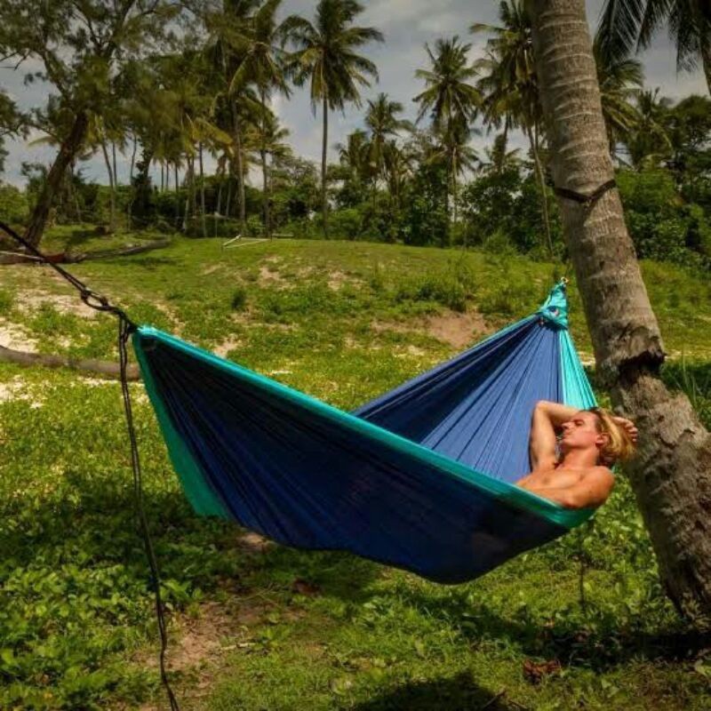 Hammock Gold Ayunan Gantung / Hammock Tebal Maksimal Beban 150Kg / Hammock Single / Hammock Outdoor/