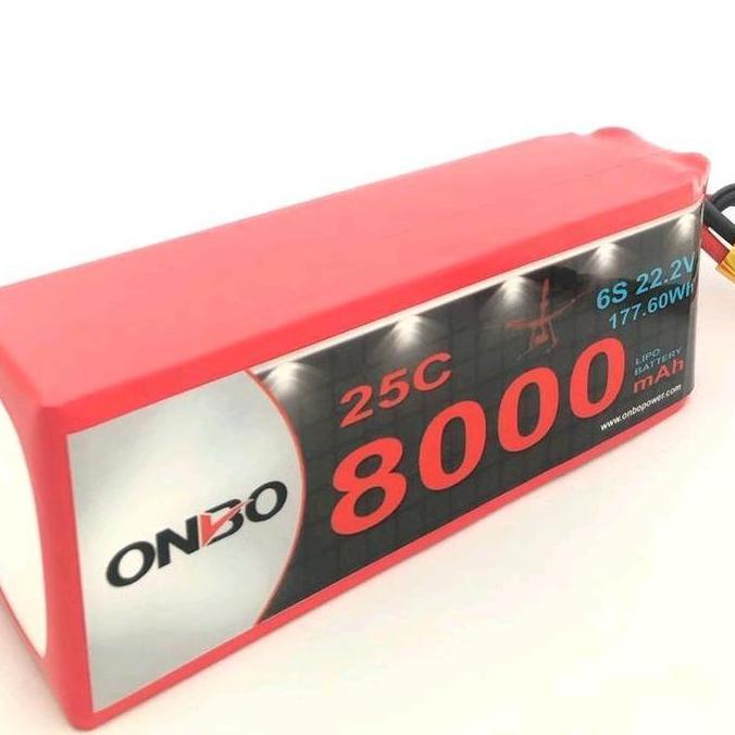 Promo Lipo 6S 22.2V 8000Mah 25C Onbo Power Baru - Control, Remote, Toy Cod