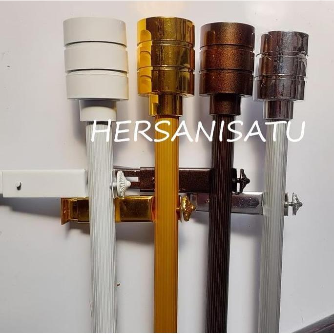 TERLARIS HERSANISATU BESI GORDEN 1 METER FULL SET BATANG HORDENG PINTU JENDELA KAYU DIPASANG DI DIND