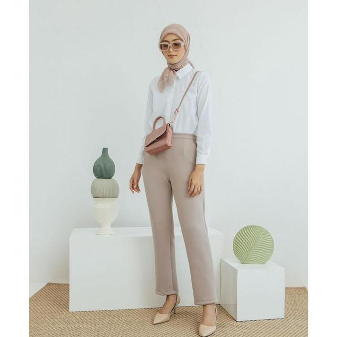Geulis.id TAILOR PANTS BASIC COLOR / CELANA KERJA WANITA / CELANA KANTOR FORMAL