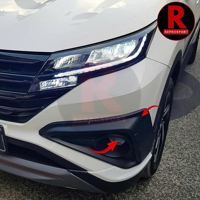 TERIOS 2018 PAKET COVER FOG LAMP BLACK & FOGLAMP + BOHLAMP LED