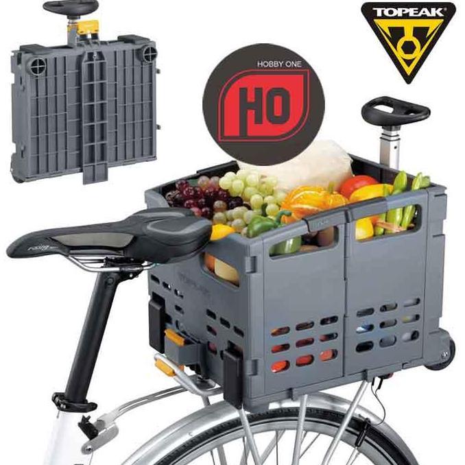 TOPEAK TROLLEYTOTE FOLDING MTX REAR BASKET - Keranjang BelanjaBelakang Sepeda Bisa Dilipat