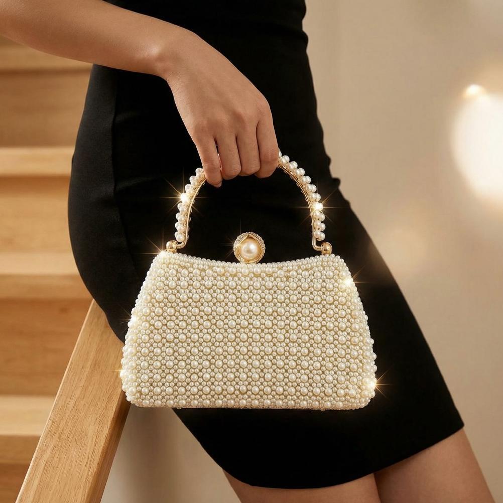 TERBARU Tas pesta wanita import elegan tas kondangan wanita mewah clutch pesta wanita kristal cantik