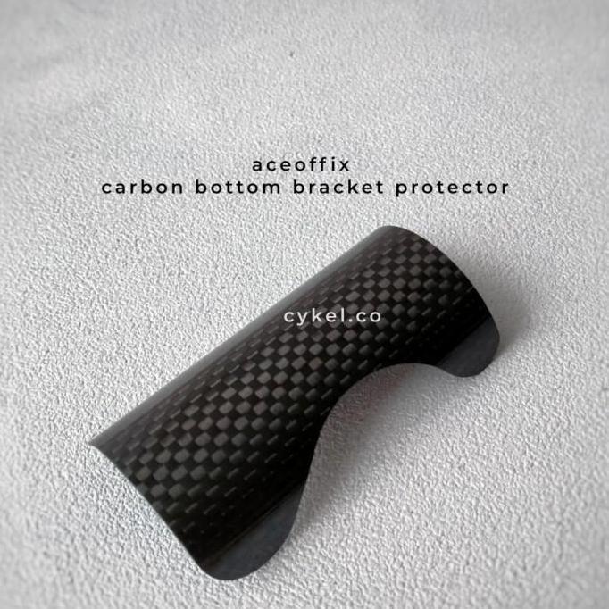 aceoffix carbon fiber bottom bracket protector folding bike frame