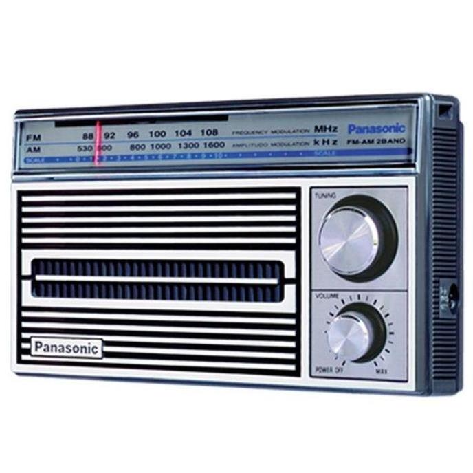 Radio Kecil Panasonic Original Portable AM FM Portabel Baterai Asli