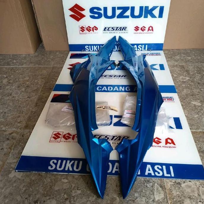 produk terbaru cover bodi body belakang satria fu facelift bima biru gp orinal sgp