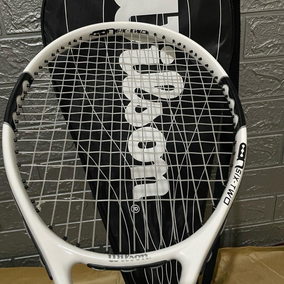 BEST SALE RAKET TENIS WILSON NEW NCODE WHITE + SENAR + TAS