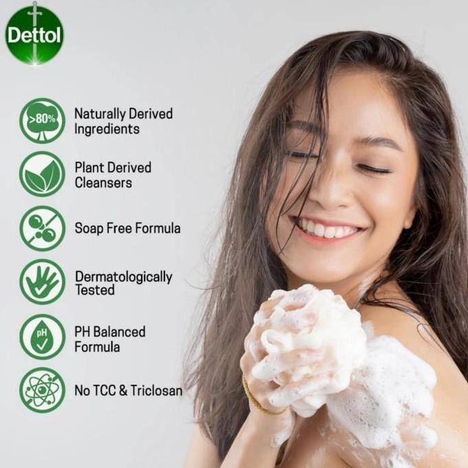 Drei- Dettol Fresh Body Wash Sabun Mandi Cair Anti Bakteri Fresh / Cool Pouch Jumbo 800Ml