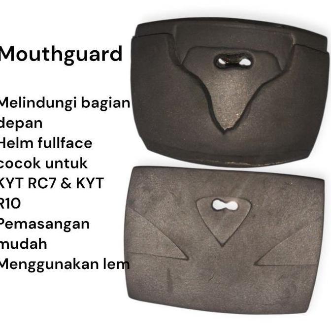 TERLARIS PELAJAR MOUTGUARD BUSA MULUT HELM FULLFACE KYT RC7 KYT R10 BUSA CONGOR HELM FULLFACE MOUTHG