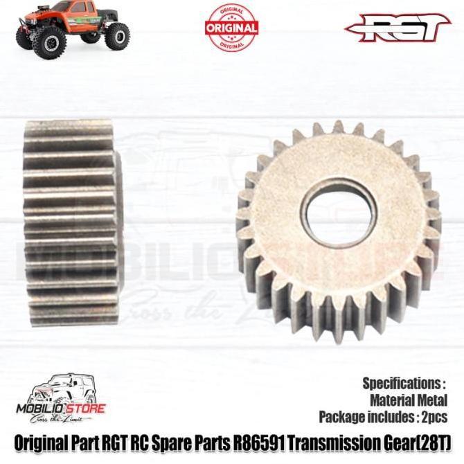 Promo Spare Part Original Transmission Gear (28T) Rc Rgt Ex86180 #R86591 Cod