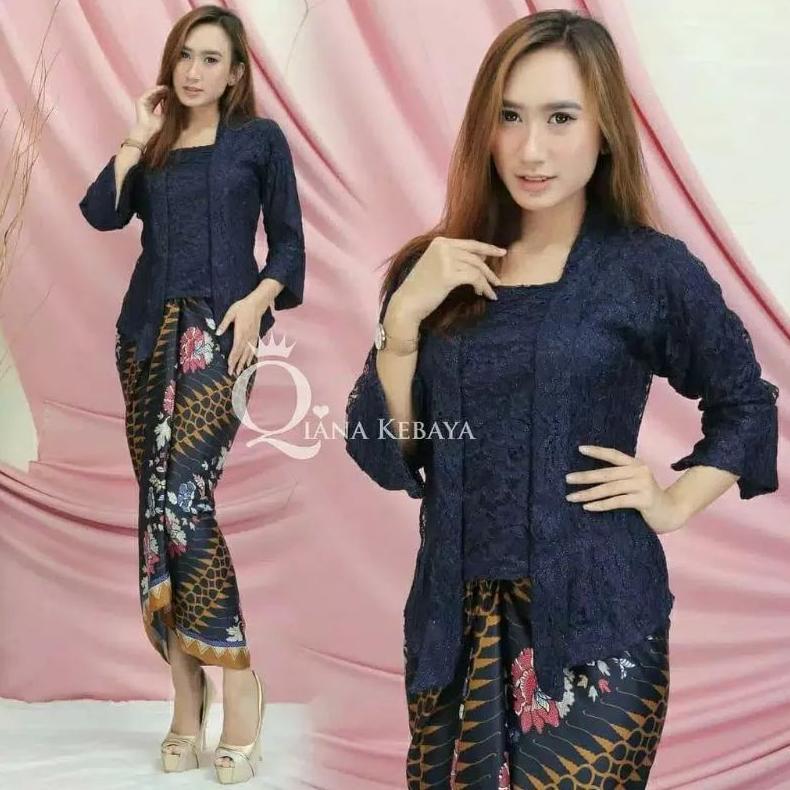 Discount SET KEBAYA KUTUBARU BROKAT MODERN BAJU WISUDA PESTA KONDANGAN TUNANGAN KARTINIAN ATASAN KEB