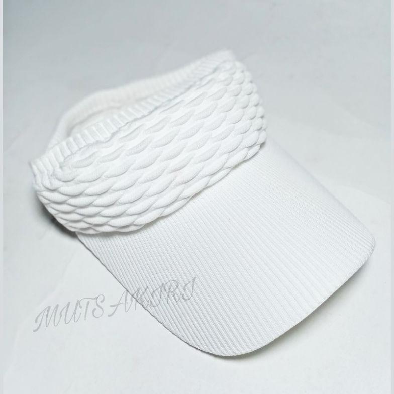 HOT DEALS TOPI SENAM WANITA TOPI RAJUT POLOS TOPI OLAHRAGA TOPI GOLF MODEL KOREA