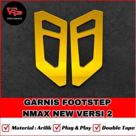 Vrgp Garnis Footstep Nmax New Versi 2/ Garnish Footstep Nmax New Versi 2/ Aksesoris Nmax New Gen 2