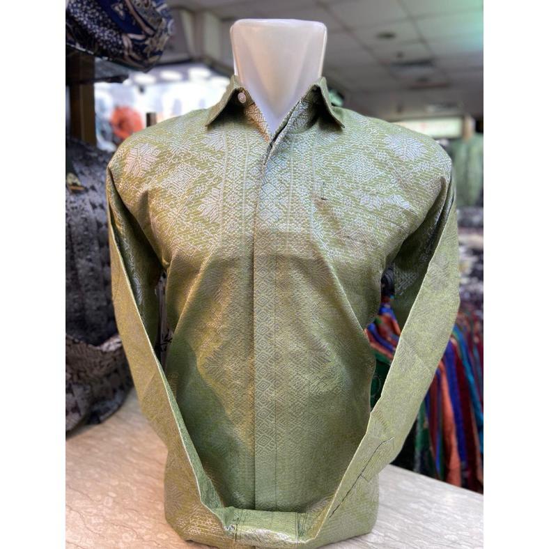 sale KEMEJA PRIA SONGKET ( ADA FURING ) KEMEJA SONGKET-KEMEJA PRIA SONGKET PALEMBANG-BAJU SONGKET PA